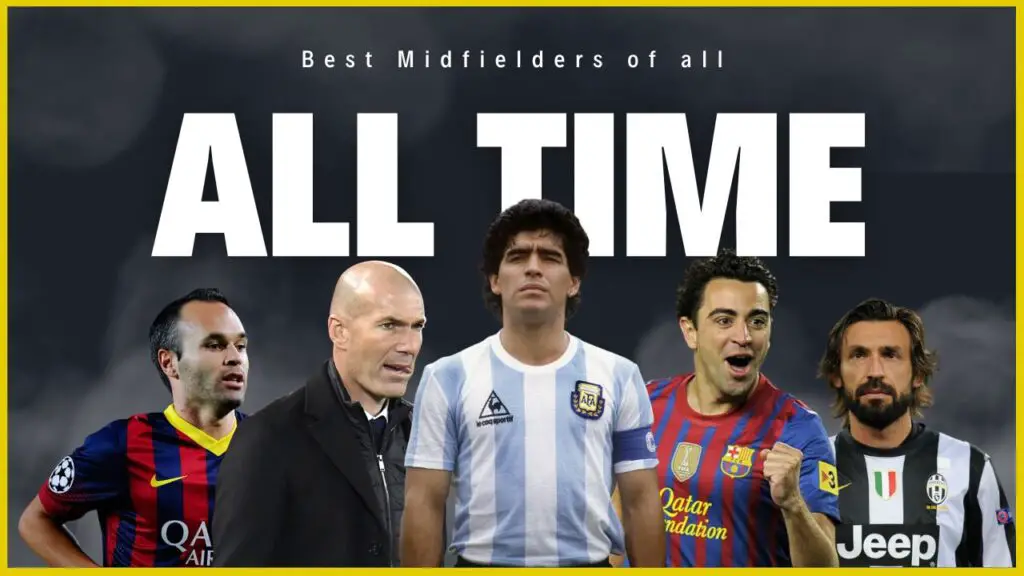 best football midfielders of all time