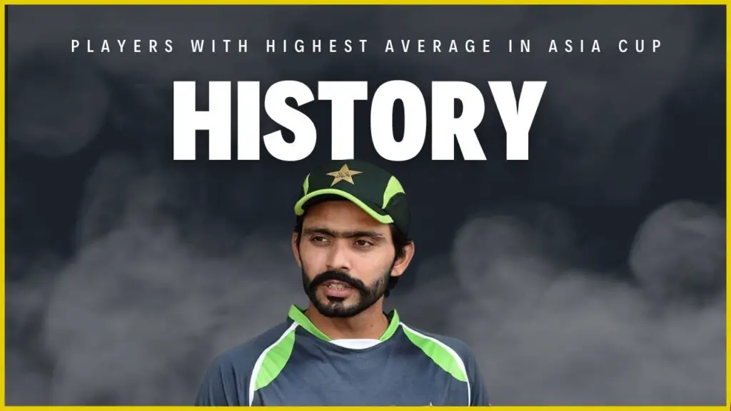 Players With Highest Average in Asia Cup History