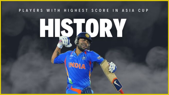 Players With Highest Score in Asia Cup History