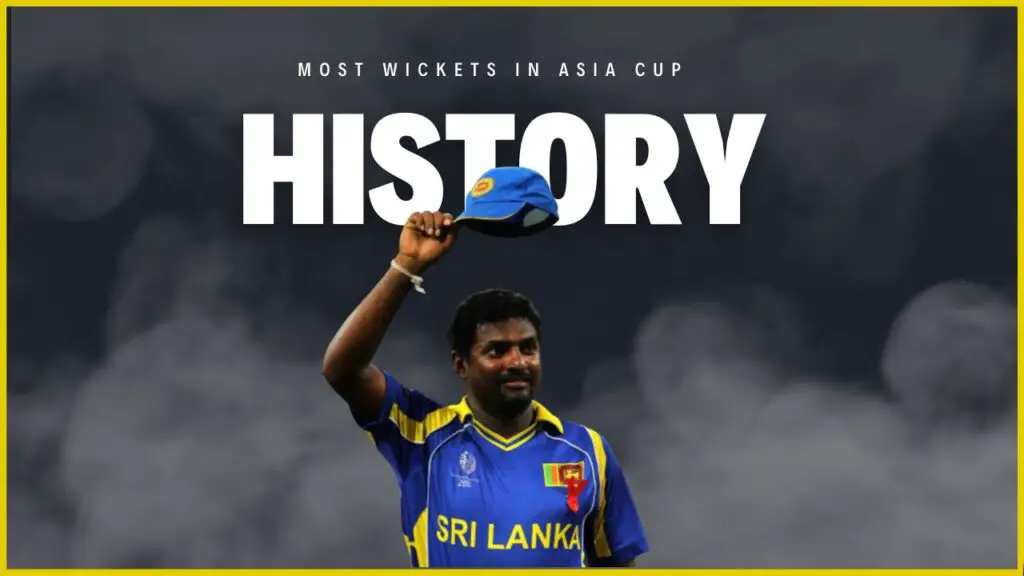 Players With Most Wickets in Asia Cup History