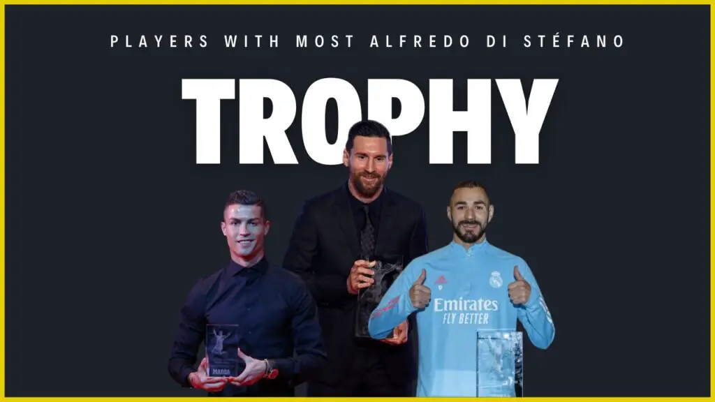 Players With Most Alfredo Di Stéfano Trophy
