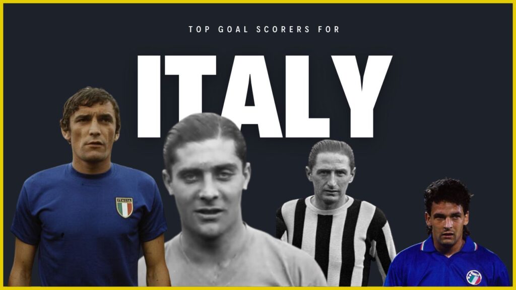 Top Goal Scorers For Italian Football Team All-Time