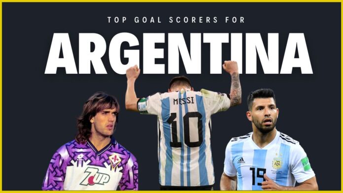 Top Goal Scorers for Argentina