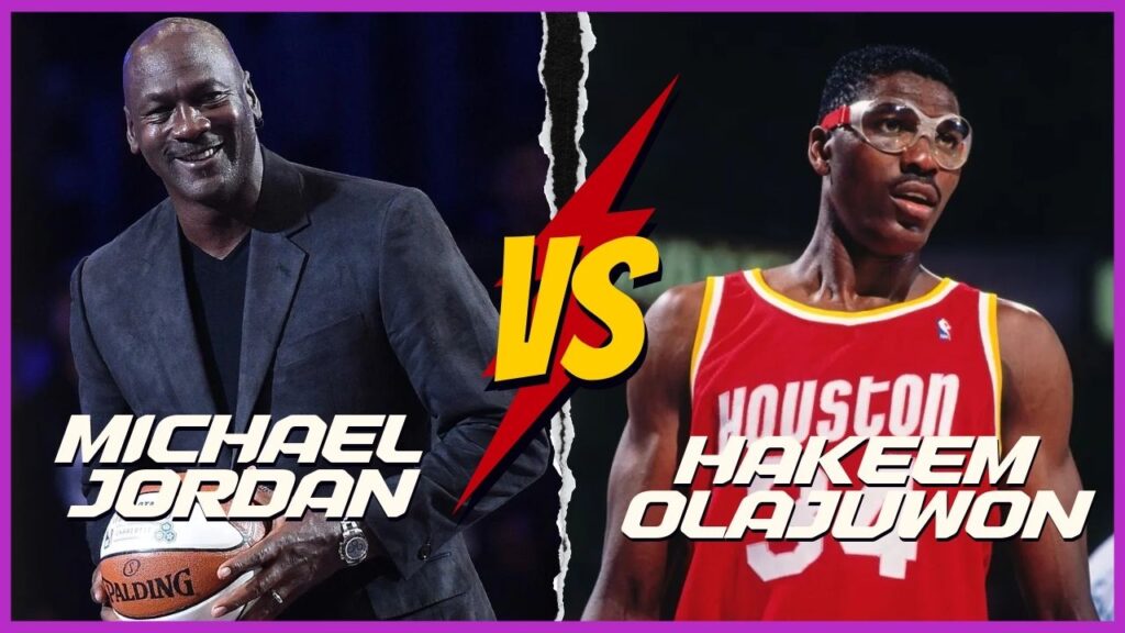 Michael Jordan Vs Hakeem Olajuwon