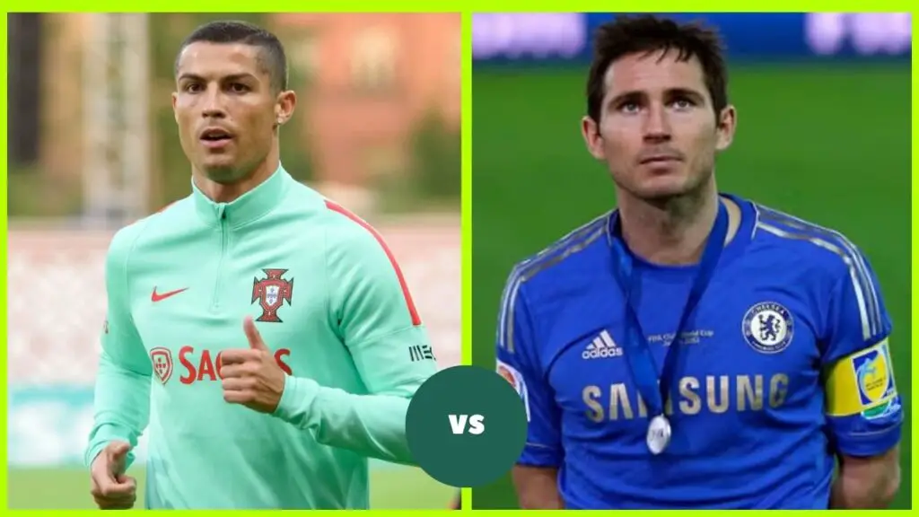 Cristiano Ronaldo vs frank lampard