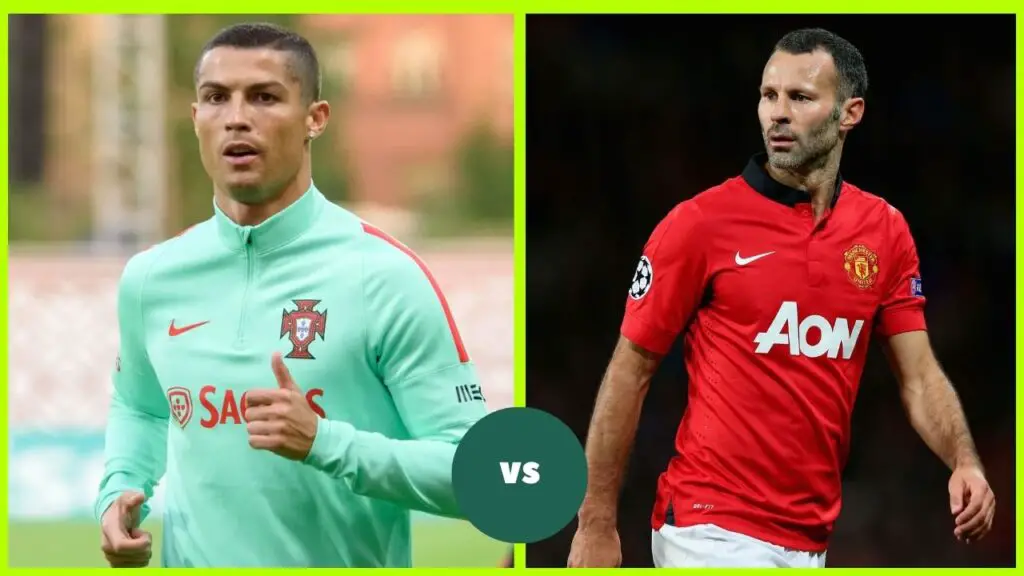 Cristiano Ronaldo vs ryan giggs